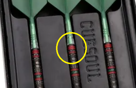 1. CUESOUL Engine Darts V1 19g/21g Soft Tip Dart - Oil Paint Finish with ROST T19 CARBON Flight