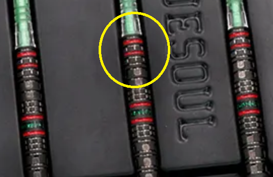 1. CUESOUL Engine Darts V1 19g/21g Soft Tip Dart - Oil Paint Finish with ROST T19 CARBON Flight
