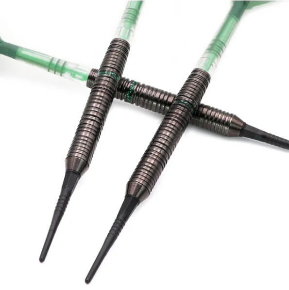 1. CUESOUL Engine Darts V8 18g/20g/22g OTO Steel/Soft Tip Dart - Oil Paint Finish with ROST T19 CARBON Flight