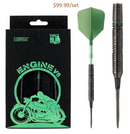 1. CUESOUL Engine Darts V8 18g/20g/22g OTO Steel/Soft Tip Dart - Oil Paint Finish with ROST T19 CARBON Flight