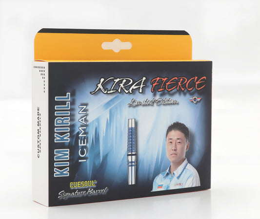 1. VUDF CUSTOM DESIGN - KIRA FIERCE 디자인 19g 소프트 팁 90% 텅스텐 다트 배럴 세트, 프론트로드