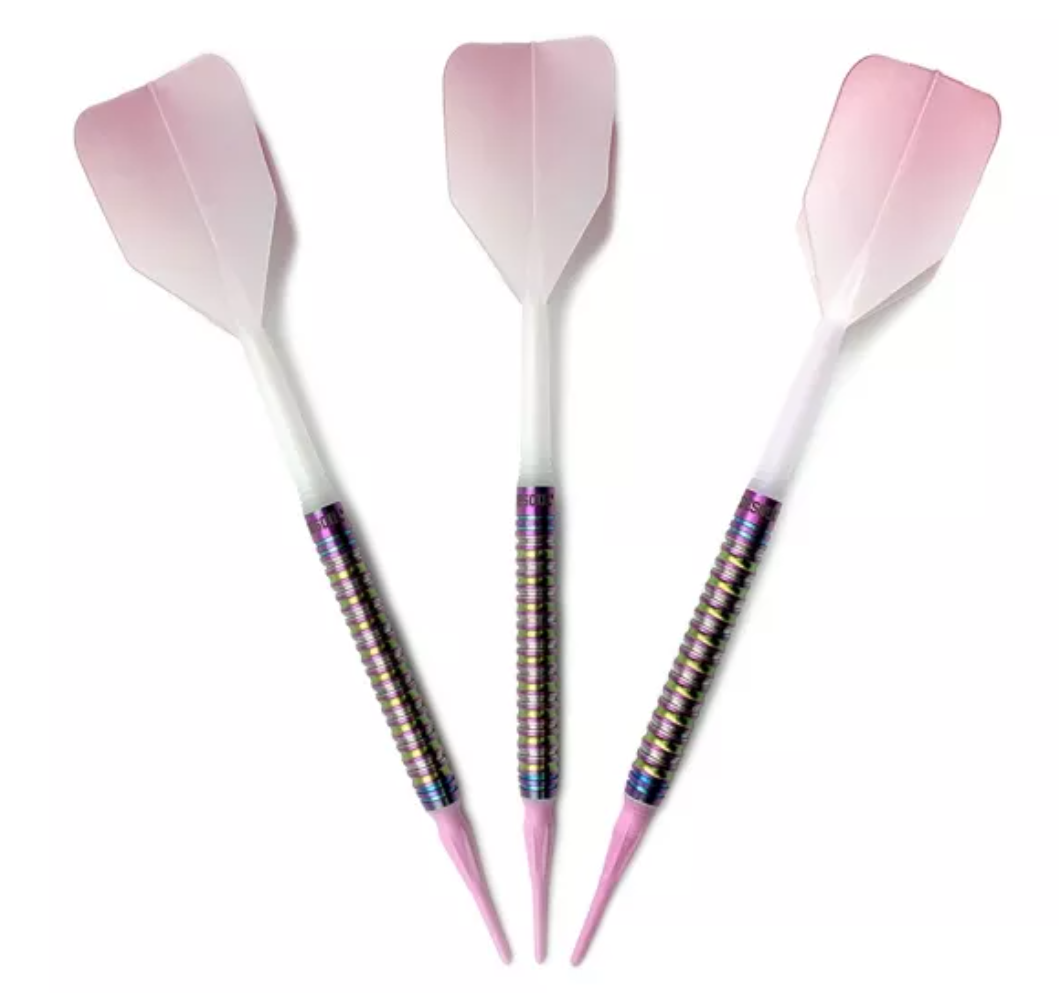 1. CUESOUL 젬스톤 다트 - 3가지 디자인, 19g/20g 소프트 팁 90% 텅스텐 다트 배럴 세트