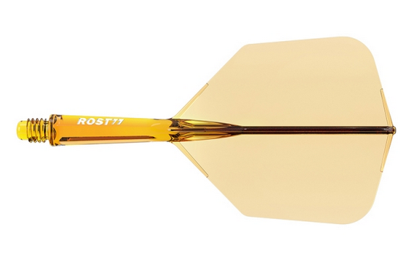3-77. CUESOUL ROST77 1개, 투명 오렌지, 큰 날개, 사이즈 S-M-L