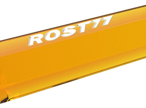 3-77. CUESOUL ROST77 1개, 투명 오렌지, 큰 날개, 사이즈 S-M-L