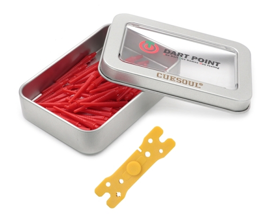 7. CUESOUL OTO Small Thread Soft Tip Dart Point Pack, 80 PCS
