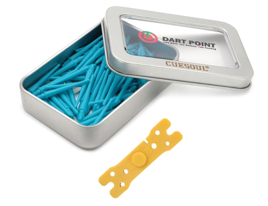 7. CUESOUL OTO Small Thread Soft Tip Dart Point Pack, 80 PCS