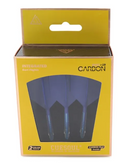 3T. CUESOUL ROST T19 CARBON Core Big Wing Flight Set, Blue (6 Shaft Lengths)