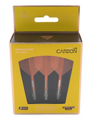 3T. CUESOUL ROST T19 CARBON Core Big Wing Flight Set, Orange (6 Shaft Lengths)