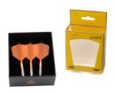 3T. CUESOUL ROST T19 CARBON Core Big Wing Flight Set, Orange (6 Shaft Lengths)