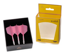 3T. CUESOUL ROST T19 CARBON Core Big Wing Flight Set, Pink (6 Shaft Lengths)