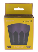 3T. CUESOUL ROST T19 CARBON Core Big Wing Flight Set, Purple (6 Shaft Lengths)