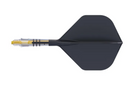 3T. CUESOUL ROST T19 CARBON Core Standard Flight Set, Black (6 Shaft Lengths)