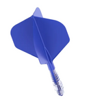 3T. CUESOUL ROST T19 CARBON Core Standard Flight Set, Blue (6 Shaft Lengths)