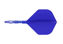 3T. CUESOUL ROST T19 CARBON Core Standard Flight Set, Blue (6 Shaft Lengths)
