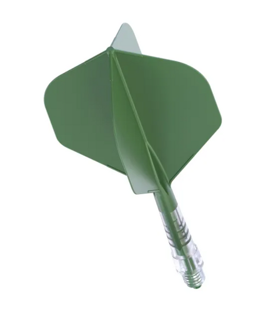 3T. CUESOUL ROST T19 CARBON Core Standard Flight Set, Green (6 Shaft Lengths)