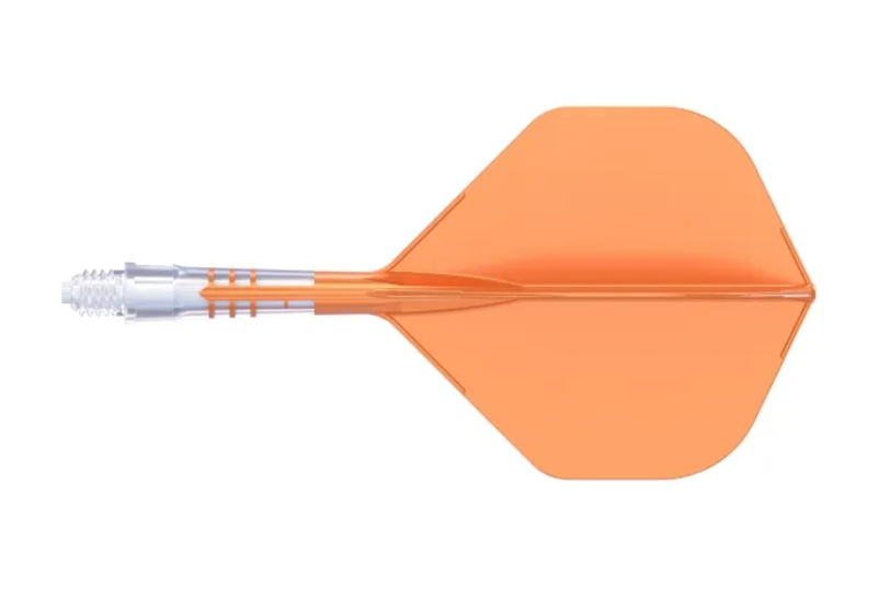 3T. CUESOUL ROST T19 CARBON Core Standard Flight Set, Orange (6 Shaft Lengths)