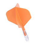 3T. CUESOUL ROST T19 CARBON Core Standard Flight Set, Orange (6 Shaft Lengths)