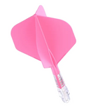 3T. CUESOUL ROST T19 CARBON Core Standard Flight Set, Pink (6 Shaft Lengths)