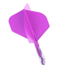 3T. CUESOUL ROST T19 CARBON Core Standard Flight Set, Purple (6 Shaft Lengths)