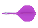 3T. CUESOUL ROST T19 CARBON Core Standard Flight Set, Purple (6 Shaft Lengths)