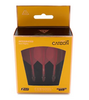 3T. CUESOUL ROST T19 CARBON Core Standard Flight Set, Red (6 Shaft Lengths)