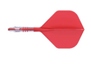 3T. CUESOUL ROST T19 CARBON Core Standard Flight Set, Red (6 Shaft Lengths)