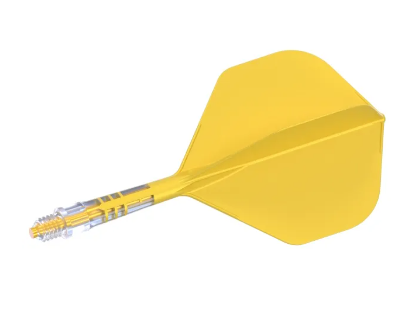 3T. CUESOUL ROST T19 CARBON Core Standard Flight Set, Yellow (6 Shaft Lengths)