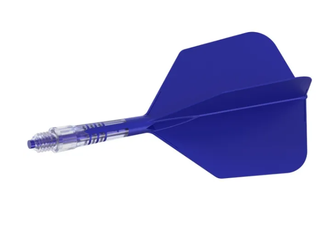 3T. CUESOUL ROST T19 CARBON Core Big Wing Flight Set, Blue (6 Shaft Lengths)