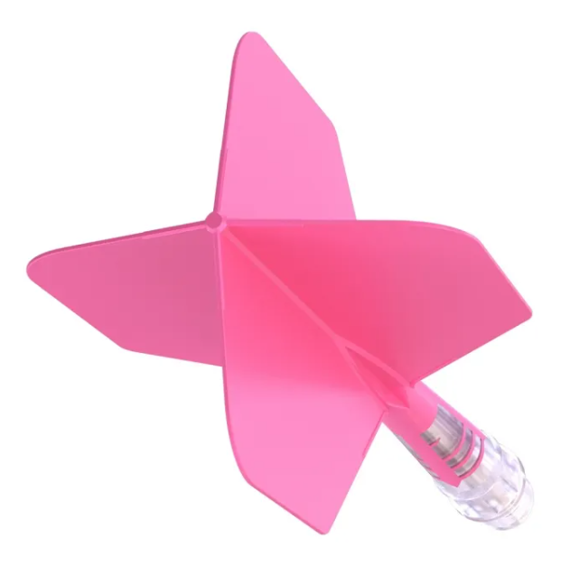 3T. CUESOUL ROST T19 CARBON Core Big Wing Flight Set, Pink (6 Shaft Lengths)
