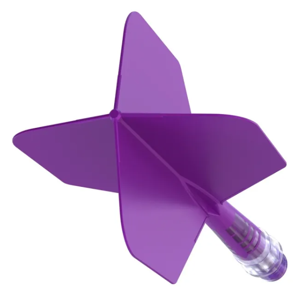 3T. CUESOUL ROST T19 CARBON Core Big Wing Flight Set, Purple (6 Shaft Lengths)