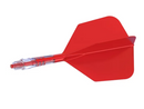 3T. CUESOUL ROST T19 CARBON Core Big Wing Flight Set, Red (6 Shaft Lengths)
