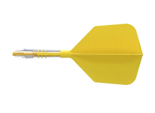 3T. CUESOUL ROST T19 CARBON Core Big Wing Flight Set, Yellow (6 Shaft Lengths)