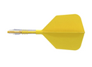 3T. CUESOUL ROST T19 CARBON Core Big Wing Flight Set, Yellow (6 Shaft Lengths)