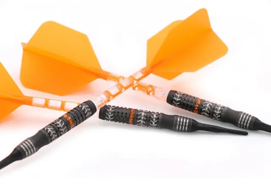 1. CUESOUL 오토바이 다트 - 타이어, 18g 소프트 팁 90% 텅스텐 다트 배럴 세트