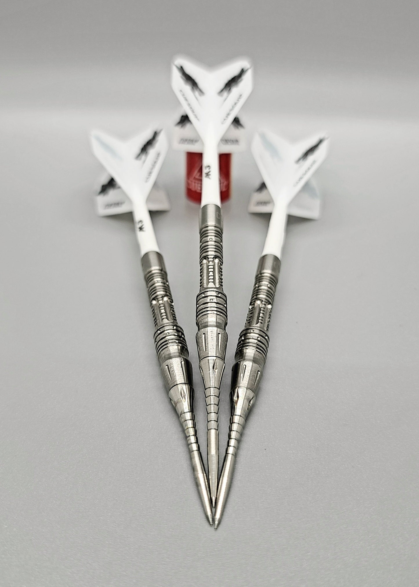 1. VUDF CUSTOM DESIGN - NYTRO V3 - V4 디자인 20g 소프트 팁 90% 텅스텐 다트 배럴 세트, 프런트로드 셰이프