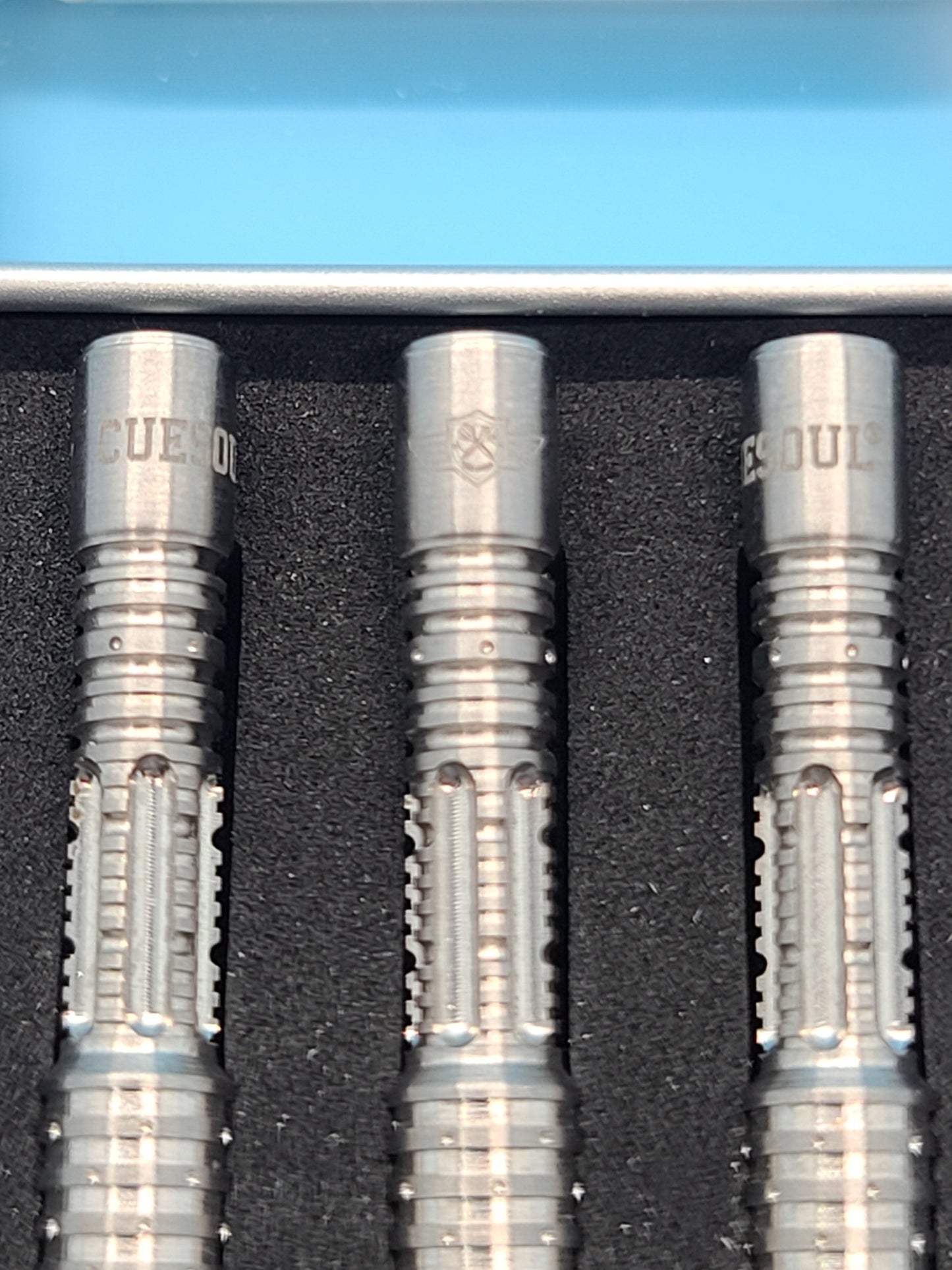 1. VUDF CUSTOM DESIGN - NYTRO 서울루션 디자인 20g 소프트팁 90% 텅스텐 다트 배럴 세트, 프론트로드 셰이프