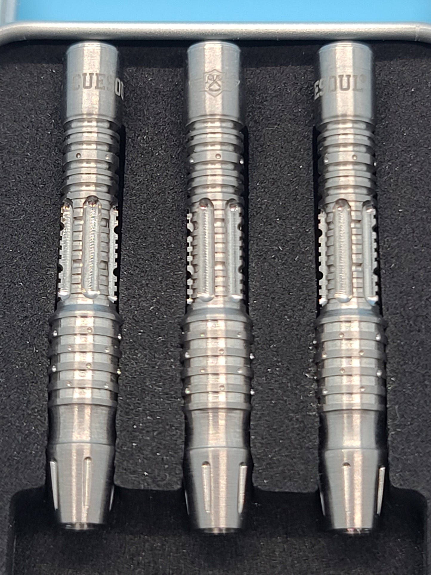 1. VUDF CUSTOM DESIGN - NYTRO 서울루션 디자인 20g 소프트팁 90% 텅스텐 다트 배럴 세트, 프론트로드 셰이프