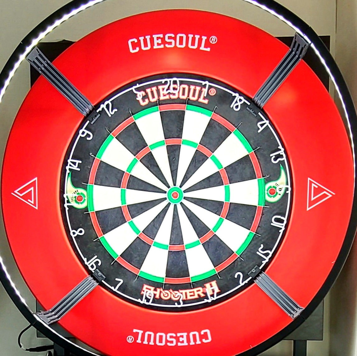 8. CUESOUL Shooter-II Tri-Eyes 18"*1-1/2" 공식 크기 토너먼트 사이잘 브리슬 다트보드