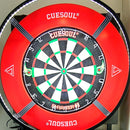 8. CUESOUL Shooter-II Tri-Eyes 18"*1-1/2" Official Size Tournament Sisal Bristle Dartboard