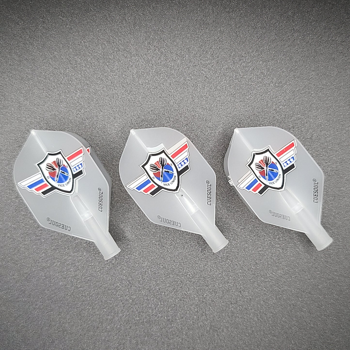 2. CUESOUL AK4 TERO 다트 플라이트, VUDF 로고 디자인, 스탠다드 셰이프
