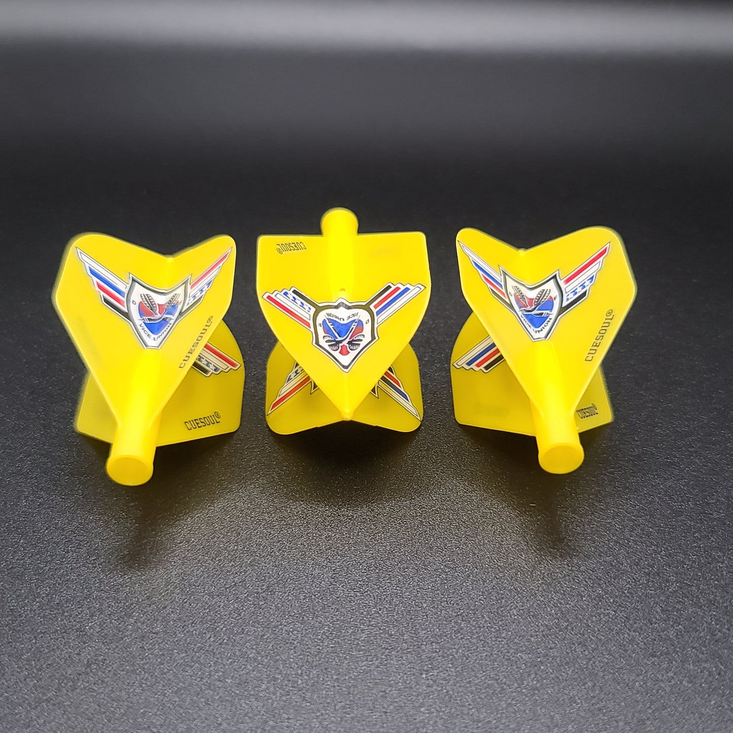 2. CUESOUL AK4 TERO 다트 플라이트, VUDF 로고 디자인, 스탠다드 셰이프