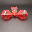 2. CUESOUL AK4 TERO dart flight, VUDF logo design, standard shape