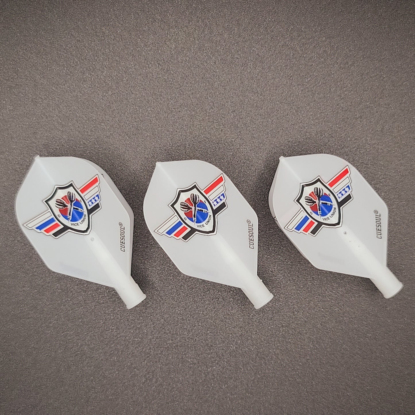 2. CUESOUL AK4 TERO 다트 플라이트, VUDF 로고 디자인, 스탠다드 셰이프