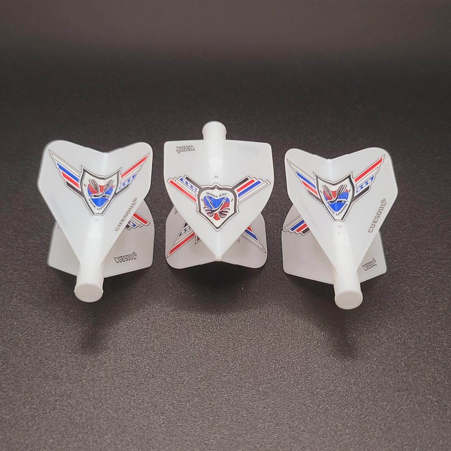 2. CUESOUL AK4 TERO 다트 플라이트, VUDF 로고 디자인, 스탠다드 셰이프