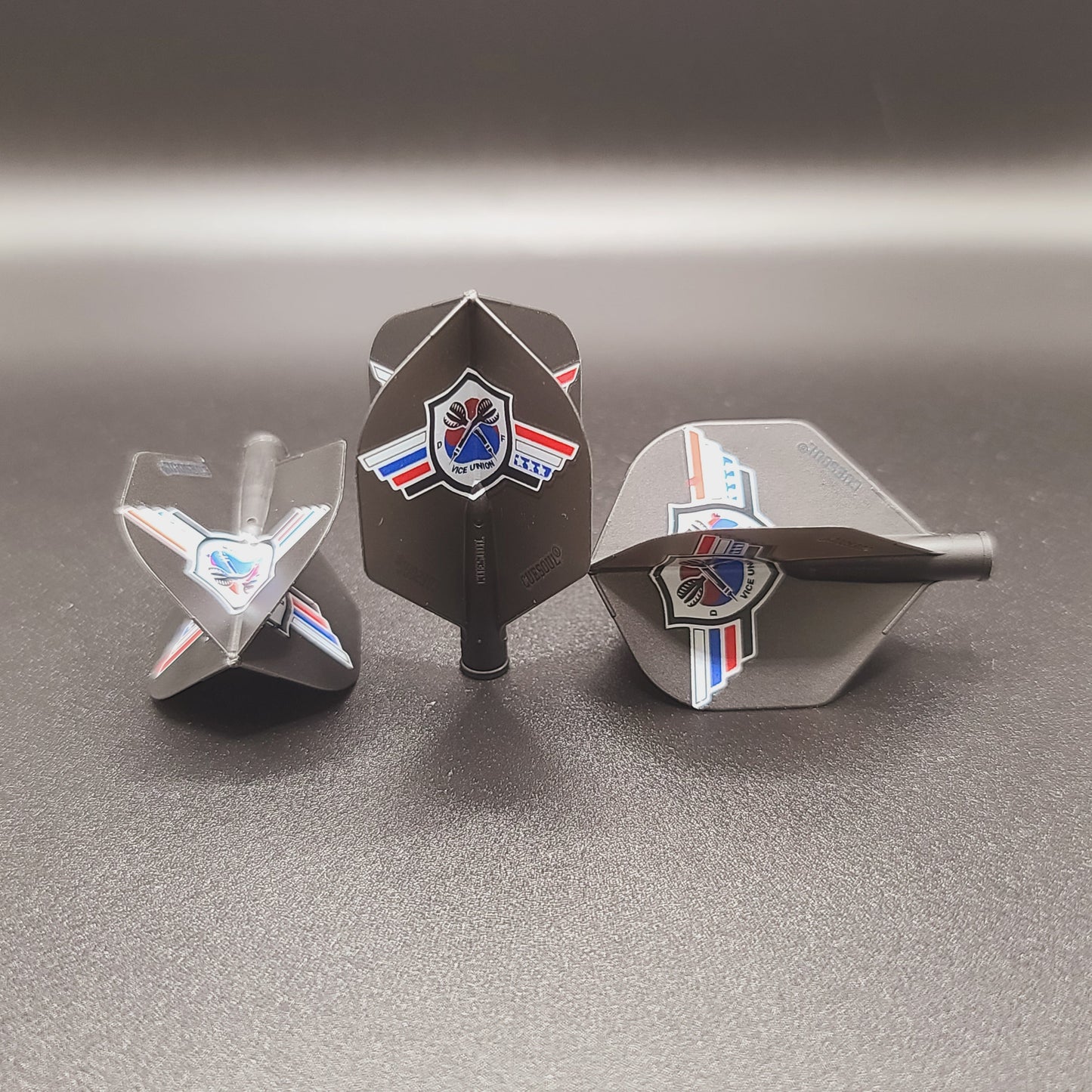 2. CUESOUL AK4 TERO 다트 플라이트, VUDF 로고 디자인, 스탠다드 셰이프