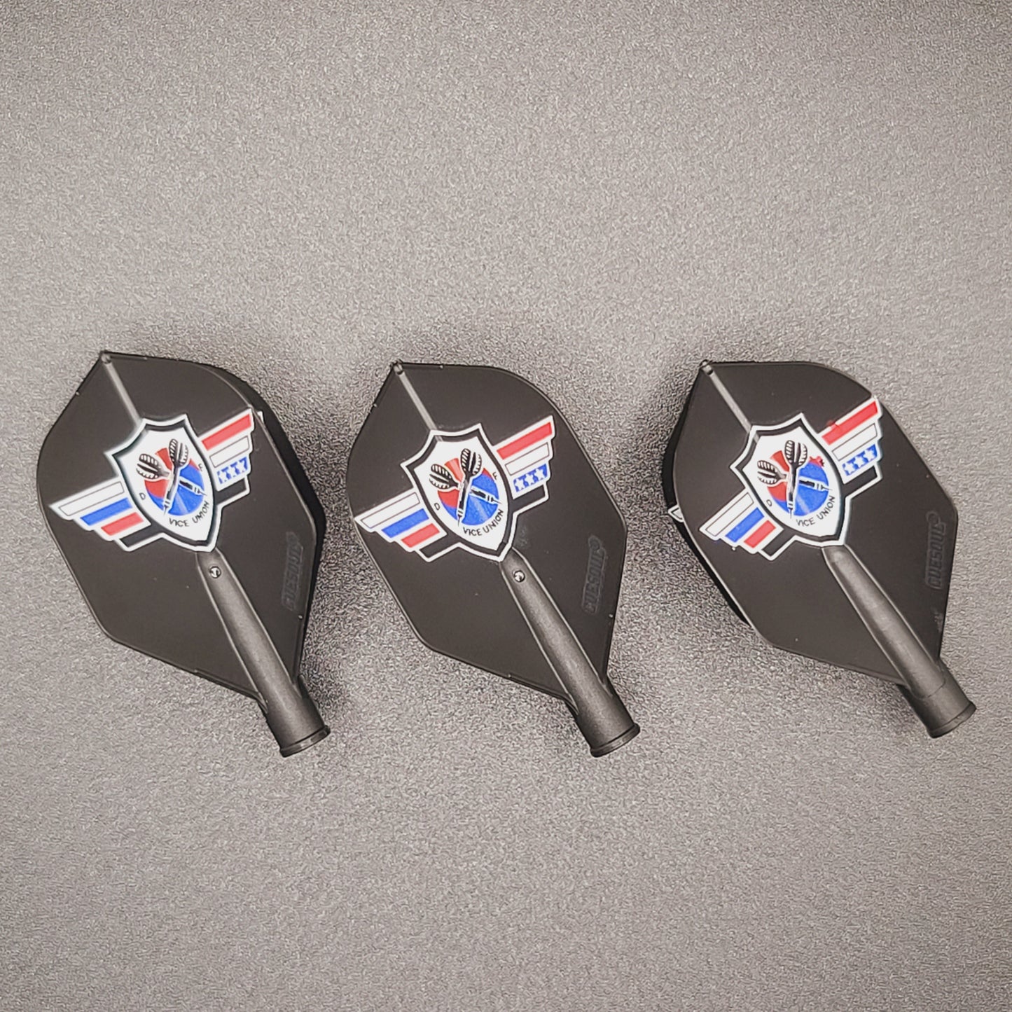 2. CUESOUL AK4 TERO 다트 플라이트, VUDF 로고 디자인, 스탠다드 셰이프