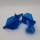 2. CUESOUL TERO+ AK4P 프리미엄 다트 플라이트, 솔리드 컬러, 텍스처 스트라이프, 스텐더드 (4 플라이트)