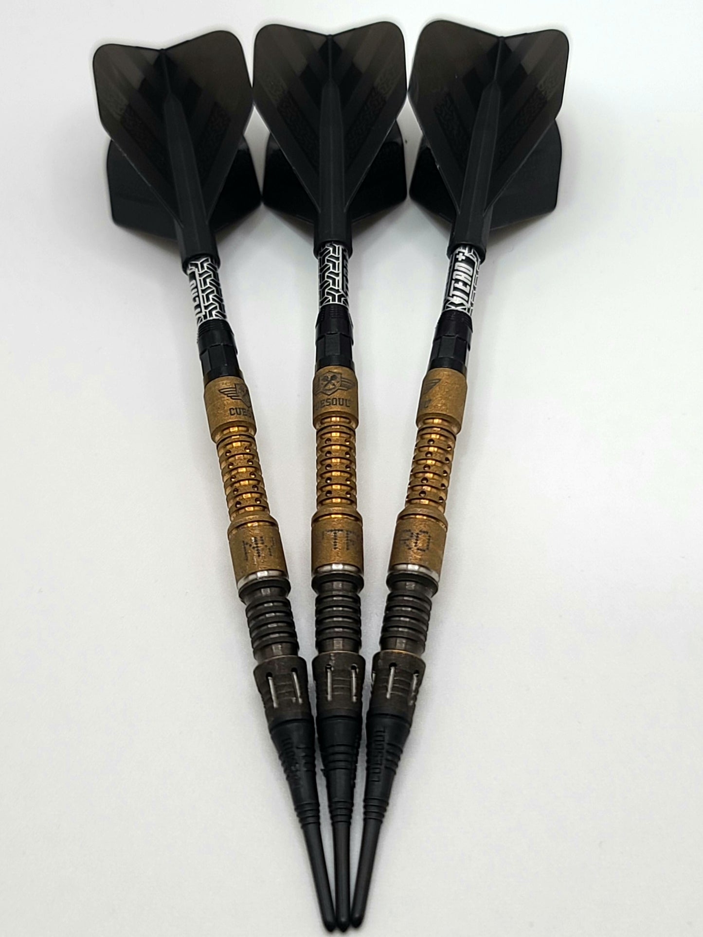 1. VUDF CUSTOM DESIGN - 프로스티드 서울루션, 20g 소프트 팁 90% 텅스텐 다트 배럴 세트