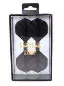 2. CUESOUL TERO+ AK4P 프리미엄 다트 플라이트, 솔리드 컬러, 텍스처 스트라이프, 스텐더드 (4 플라이트)