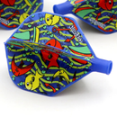 2. CUESOUL TERO AK4 dart flight, standard shape, graffiti print